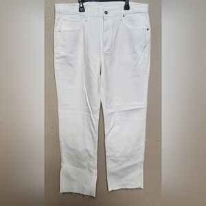 Gap Women's 90s Loose Mid Rise White Denim Jeans Size 31/12R NWOT